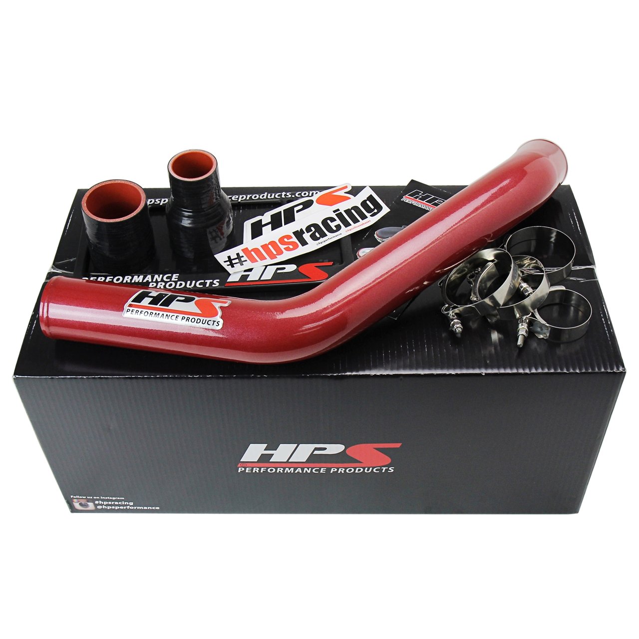 HPS Performance HPS 2.5" Upper Intercooler Pipe UICP, 08-15 Mitsubishi Lancer EVO — 159W1