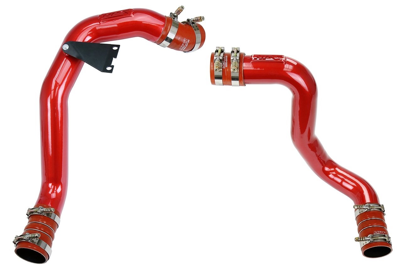 HPS Hot & Cold Side Charge Pipe with CAC Hose Intercooler Boots