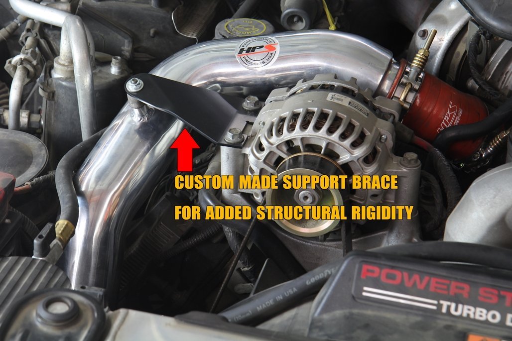 HPS Hot & Cold Side Charge Pipe with Intercooler Boots Kit, 03-07 Ford F450 Superduty