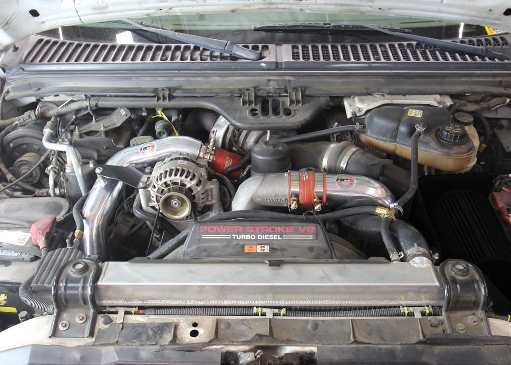 HPS Hot & Cold Side Charge Pipe with Intercooler Boots Kit, 03-07 Ford F450 Superduty