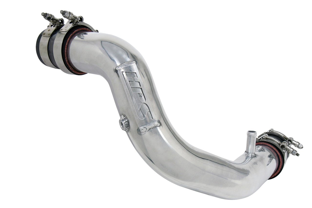 HPS Performance Products HPS Intercooler Hot Charge Pipe with Silicone Boots 2018-2022