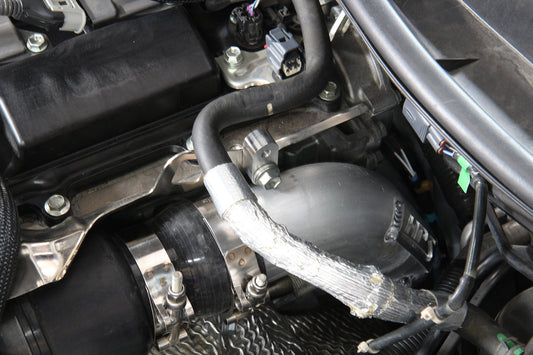 HPS Performance Products HPS Intercooler Hot Charge Pipe with Silicone Boots 2018-2022