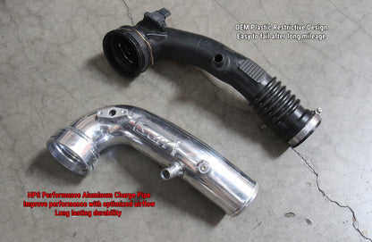 HPS Performance HPS Intercooler Cold Side Charge Pipe, 2011-2018 BMW X5 3.0L Turbo N55
