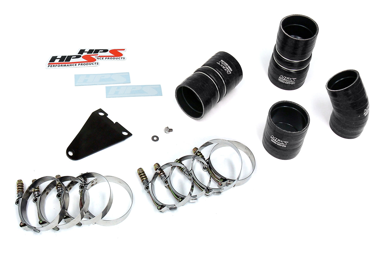 HPS Hot & Cold Side Charge Pipe with CAC Hose Intercooler Boots — 8PZ0M