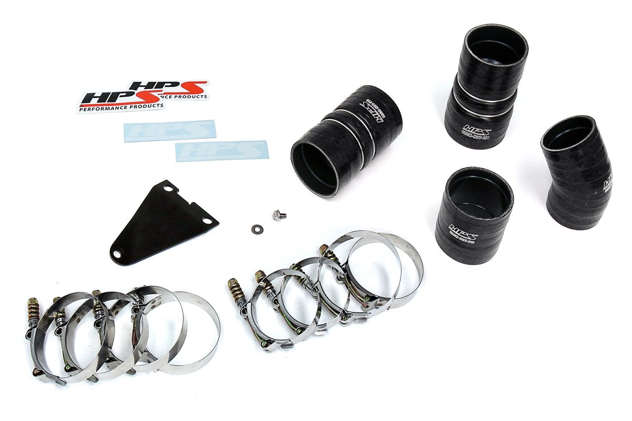 HPS Hot & Cold Side Charge Pipe with CAC Hose Intercooler Boots — 8PZ0M