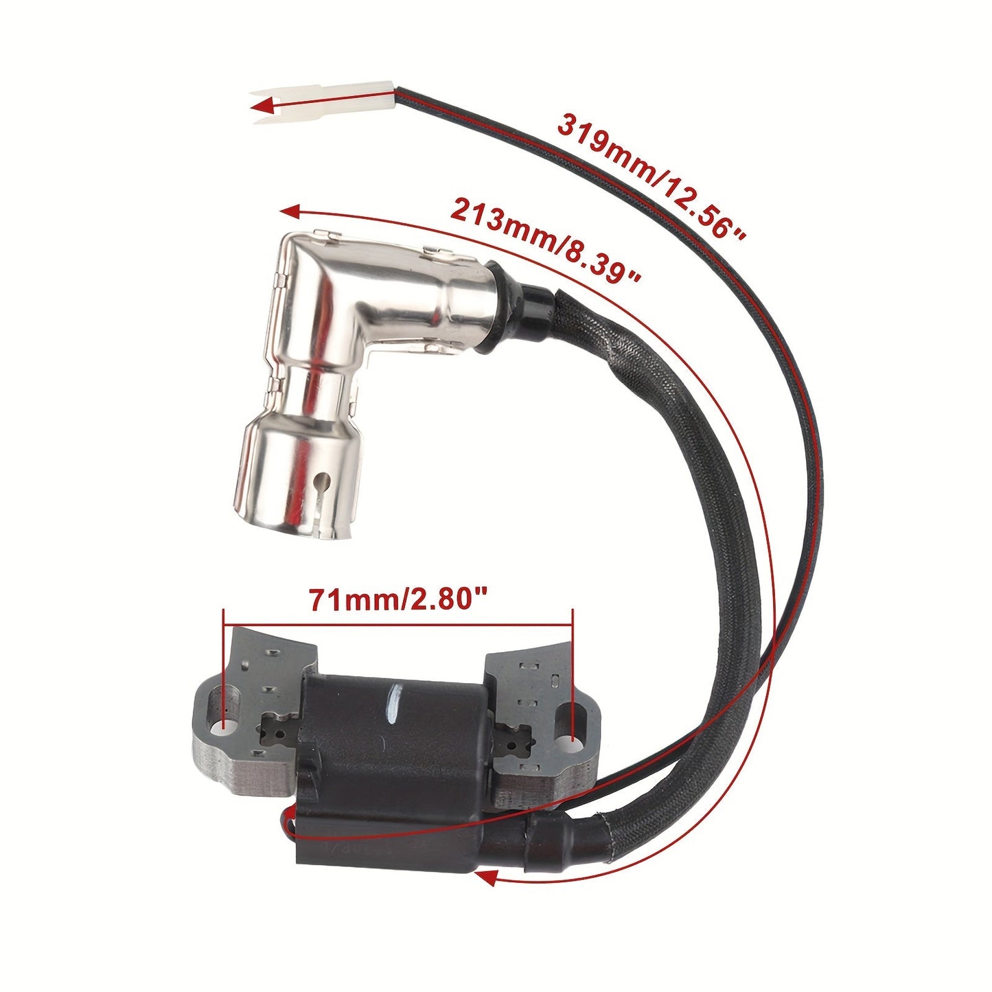 Ignition Coil for Troy-Bilt 4P90HU 4P90HUA 4P90JHA — Replaces 951-12220
