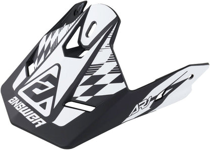 Answer AR1 Sweep Visor Black/WhiteYouth 442933