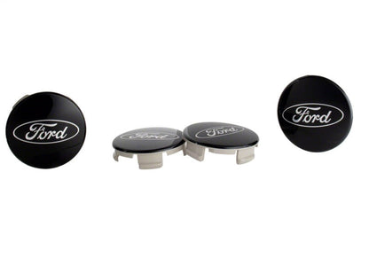 Ford Racing Ford Truck/SUV Black And Chrome Wheel Center Cap Kit M-1096K-BCT