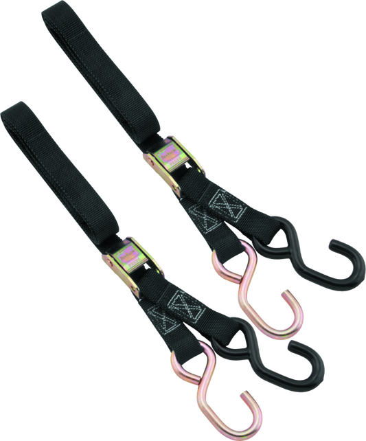 Bike Master BikeMaster 1x72in Tiedown 20pc Carton - Black 100571