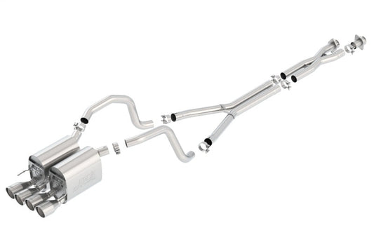 Borla 05-08 Chevrolet Corvette Coupe/Conv 6.0L/6.2L 8cyl 4spd/6spd RWD inS-Type IIin Catback Exhaust 140452