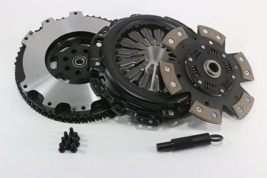 Comp Clutch 10-14 Genesis Turbo Stage 4 - 6 Pad Ceramic Clutch Kit w/Steel FW *No