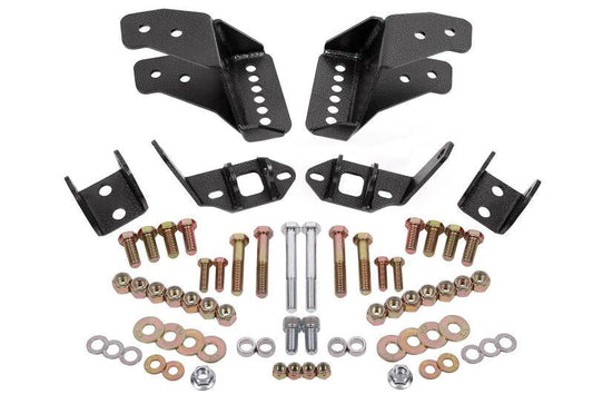 BMR Suspension BMR 78-87 G-Body Coilover Conversion Kit Rear Adjustable Shock Mount Without CAB - Black Hammertone CCK462H