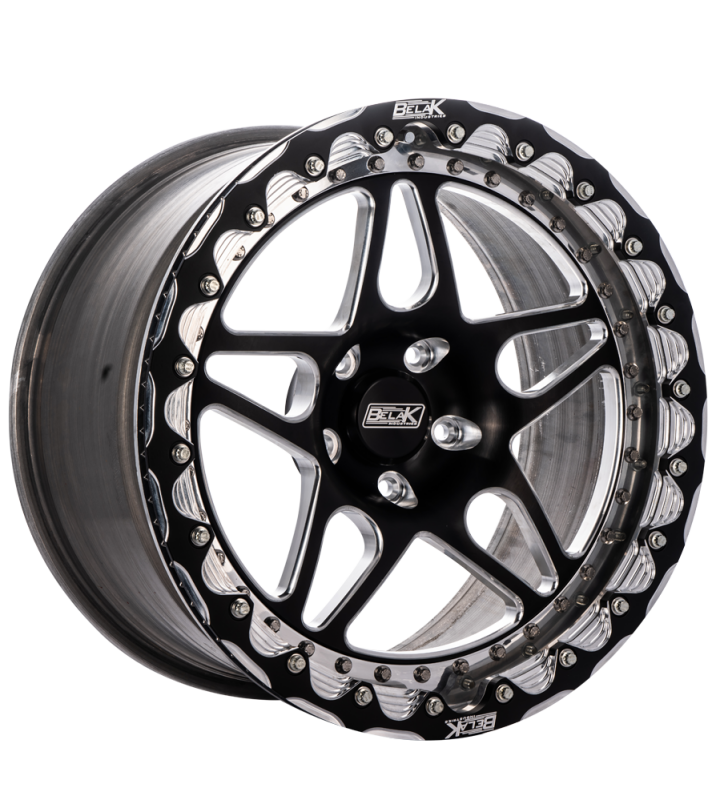Belak Wheels Belak 18x10 / 6.75in BS / 5x114.3 BP / High Pad / Series 3 Wheel - Single Beadlock 18105114S36BS-SBL