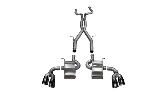 Corsa Performance 16-18 Chevy Camaro SS 6.2L Xtreme+ 2.75in Cat-Back Dual Rear