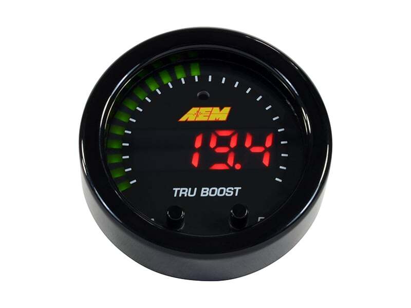 AEM X-Series Tru-Boost Controller Gauge w/ Boost Control Solenoid 80PSIg Internal MAP