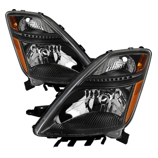 SPYDER xTune Toyota Prius Halogen Models Only 06-09 OEM Style Headlights - Black HD-JH-TPRI06-AM-BK 9035968