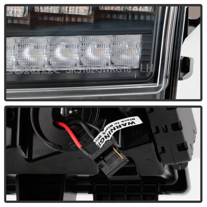 Spyder Jeep Wrangler 2018-2019 (Halogen Model Only) LED Front Bumper Lights