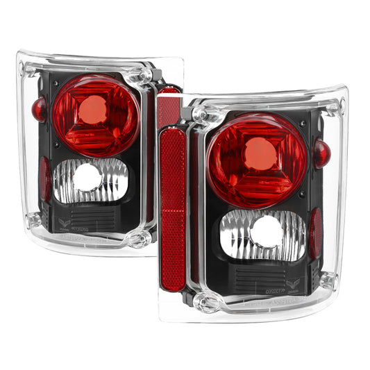 SPYDER xTune Chevy Suburban 73-91 Euro Style Tail Lights - Black ALT-JH-CCK73-BK 9036514