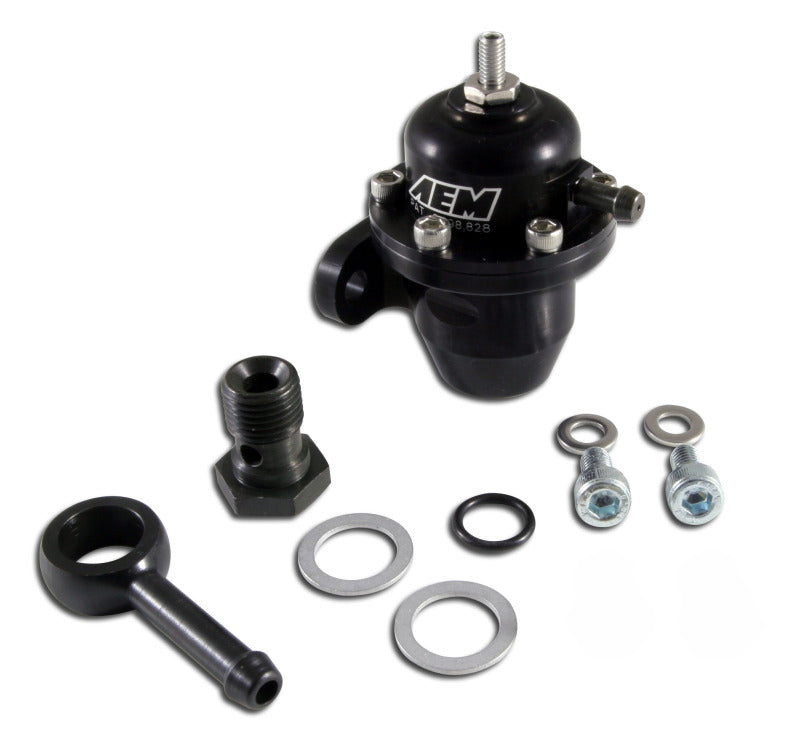 AEM Electronics Fuel Pressure Regulator Black Honda Acura — 04NKU