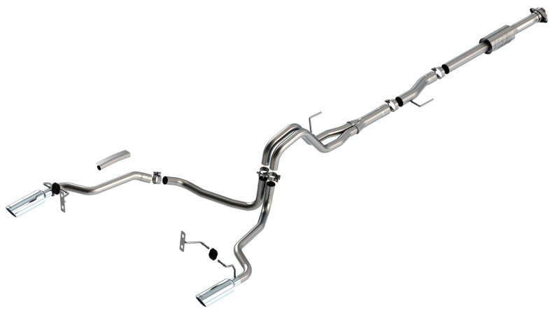 Borla F-150 2021 2.7L/3.5L 2/4wd 4dr CC SB EC STB Lari/King R/Plinum/LTD 3/2.25 Cat-Back
