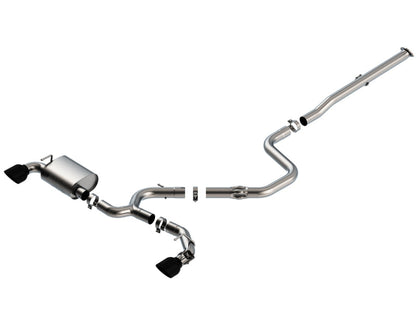 Borla 19-20 Hyundai Veloster N 2.0L I4 MT FWD 2DR 3in ATAK CatBack Exhaust w/ Black Chrome Tips 140832BC
