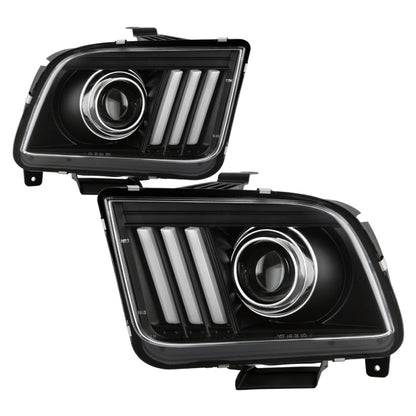 Spyder Ford Mustang 05-08 V2 High-Power LED Headlights - Black Pro-Yd-FM05AP-BK 5088192
