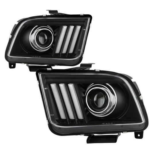 Spyder Ford Mustang 05-08 V2 High-Power LED Headlights - Black Pro-Yd-FM05AP-BK 5088192