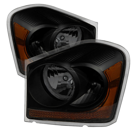 SPYDER Xtune Dodge Durango 04-05 OEM Headlamps Black Smoked HD-JH-DDU04-AM-BSM 9034282