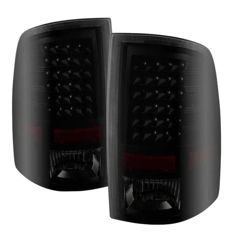 Spyder Xtune Dodge Ram 1500 09-14 LED Tail Lights Incandescent Model Only Black Smoke