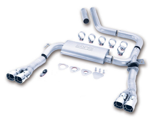 Borla 98-01 CAMARO/TRANS AM 5.7L V8 AT/MT Catback Exhaust Quad Tips 14780