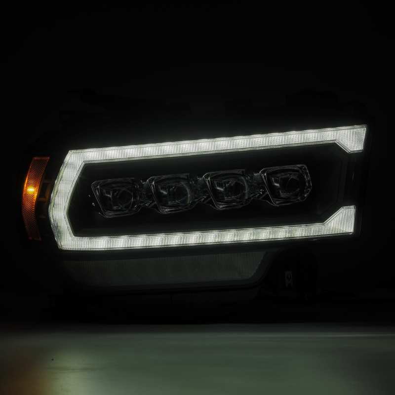 AlphaRex 19-21 Ram 2500 NOVA LED Proj Headlights Plank Style Black w/Activ Light/Seq