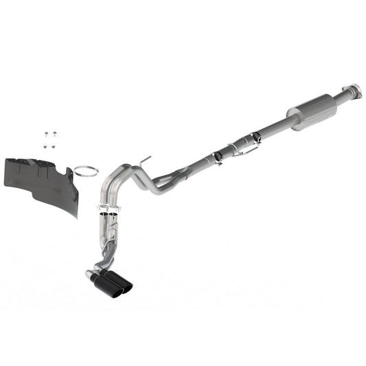 Ford Racing 21-22 F-150 2.7L/3.5L/5.0L Side Exit Extreme Exhaust - Black Tips M-5200-FEBS