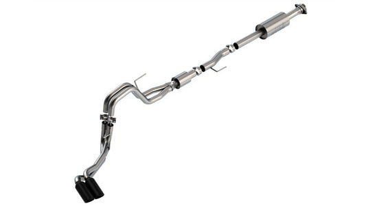 Borla F-150 2021 5.0L 4dr CC SB EC STB Lariat/KR/Pltm/LTD 3/2.25 DSE Cat-Back S-Type