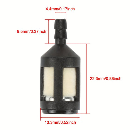 Fuel Filter for Tecumseh ZF-1 725R 49422 — Replaces 410263 (10-Pack)
