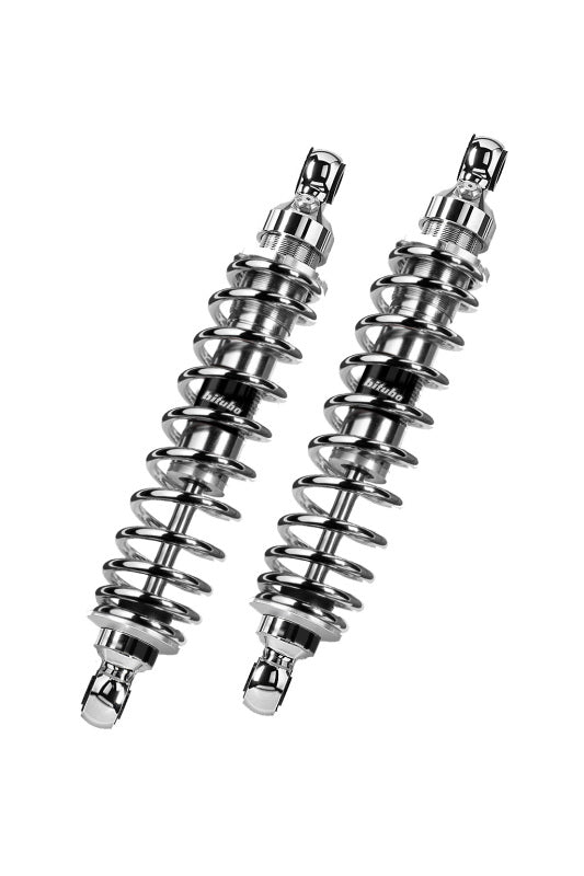 Bitubo Suspension Bitubo WMB0 Twinshocks Adjustable: Spring Preload, Length 356mm, Chrome Edition HD038WMB03