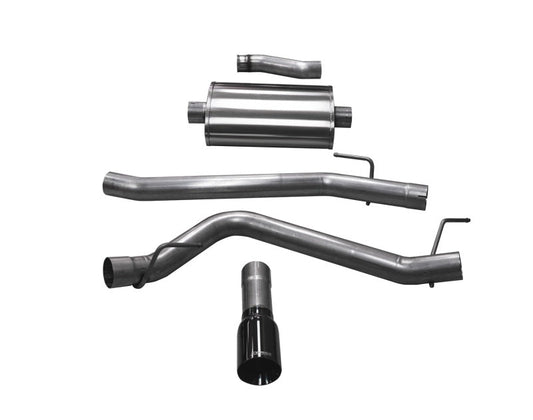 Corsa 2020 Jeep Gladiator JT 3.6L, Single Side Exit Cat-Back Exhaust System w/ Single 4in