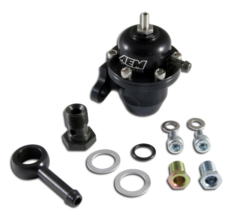 AEM Electronics Fuel Pressure Regulator Black Honda Acura — 0191P