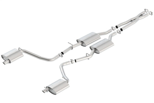 Borla 2015 Dodge Challenger 3.6L V6 S-TYPE Catback Exhaust No Tips Factory Valance 140649