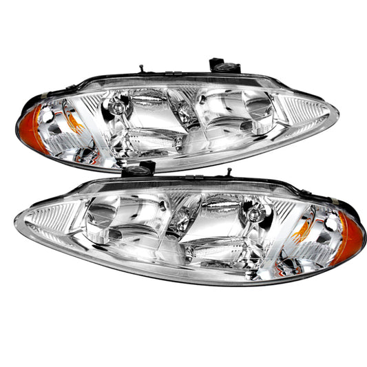 SPYDER Xtune Dodge Intrepid 98-04 Crystal Headlights Chrome HD-JH-DIN98-AM-C 9025358