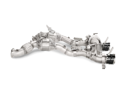 Akrapovic 16-17 Ferrari 488 GTB/488 Spyder Slip-On Line (Titanium) w/ Carbon Tips MTP-FE488H