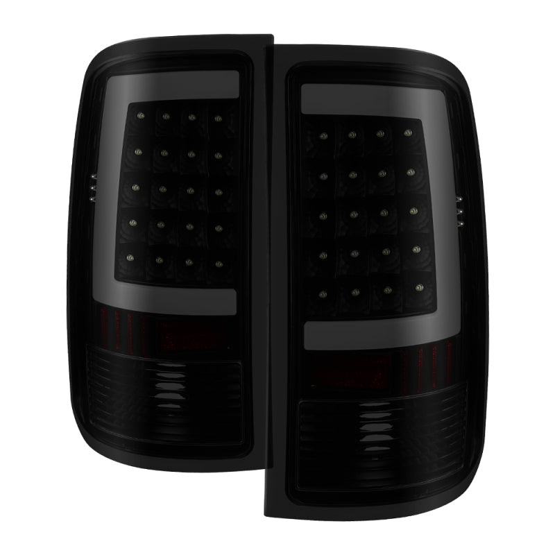 Spyder xTune 07-13 GMC Sierra 1500 LED Tail Lights - Black Smoke (Alt-On-GS07-G2-Led-Bsm)
