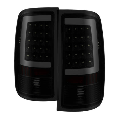 Spyder xTune 07-13 GMC Sierra 1500 LED Tail Lights - Black Smoke (Alt-On-GS07-G2-Led-Bsm)