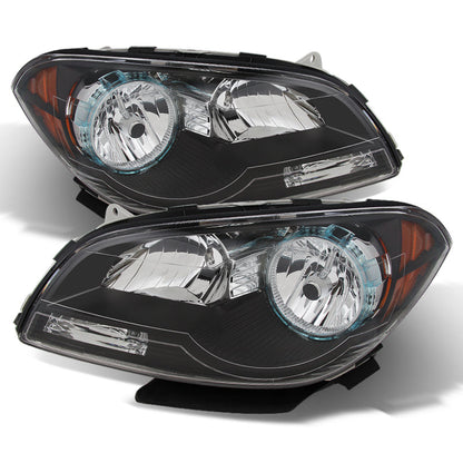 SPYDER Xtune Chevy Malibu 2008-2012 Crystal Headlights Black HD-JH-CMA08-AM-BK 9026010