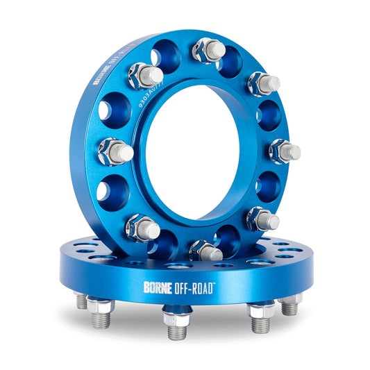 Borne Off-Road Wheel Spacers 8X165.1 121.3 32 M14 Blu BNWS-006-320BL