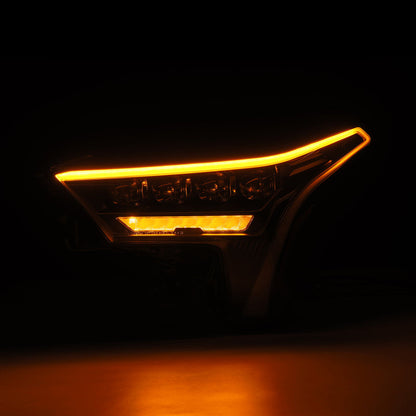 AlphaRex 22-23 Toyota Tundra NOVA-Series Headlights Black w/Amber DRL - Req 810029 OR 810030 880872 *Discontinued