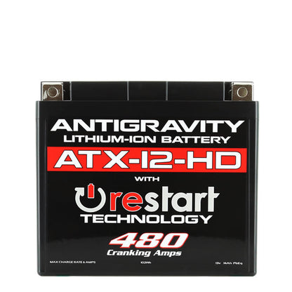 Antigravity Batteries Antigravity YTX12 High Power Lithium Battery w/Re-Start