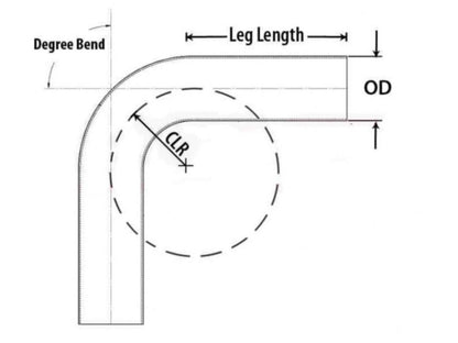 HPS Performance Products HPS 3-1/2" OD 20 Degree Bend 6061 Aluminum Elbow Pipe Tubing 16