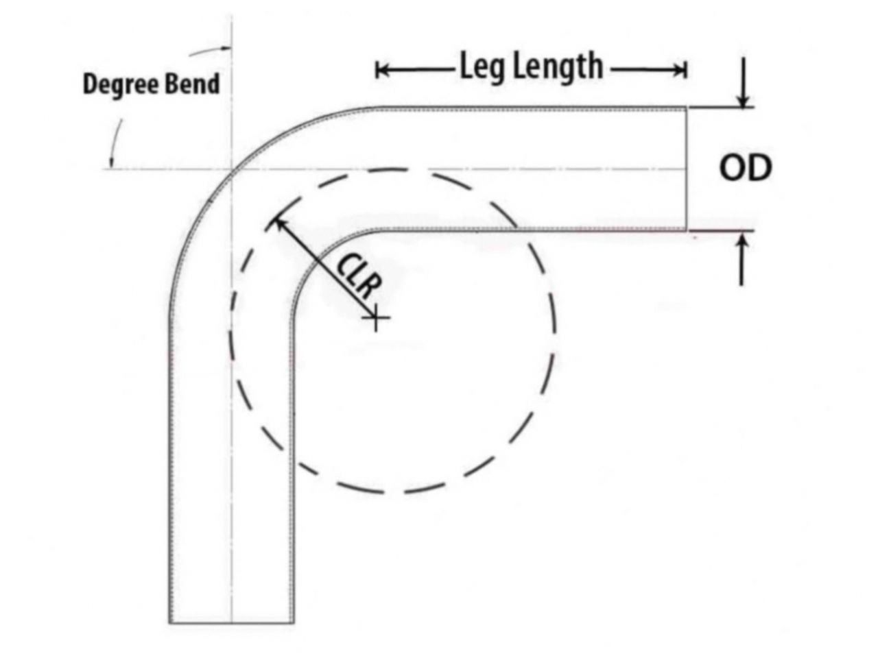 HPS Performance Products HPS 1-3/4" OD 60 Degree Bend 6061 Aluminum Elbow Pipe Tubing 16
