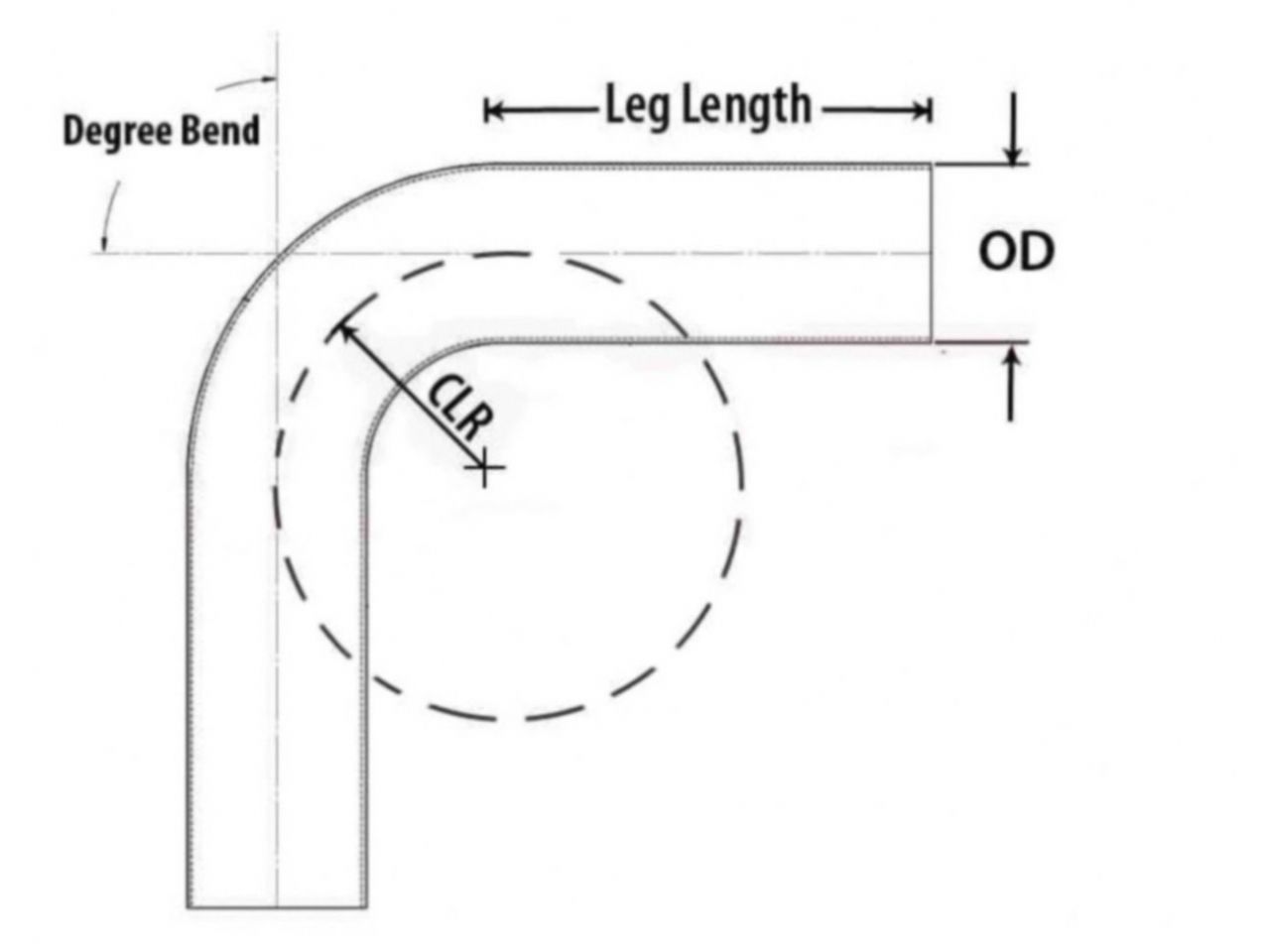 HPS Performance Products HPS 3-1/2" OD 70 Degree Bend 6061 Aluminum Elbow Pipe Tubing 16