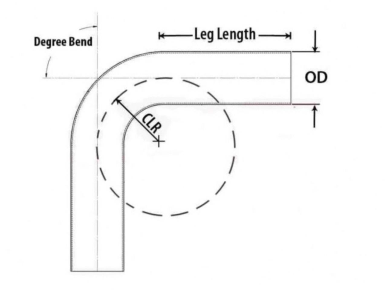 HPS Performance Products HPS 4" OD 15 Degree Bend 6061 Aluminum Elbow Pipe Tubing — 0GY88